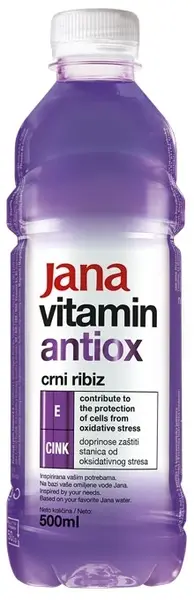 Jana vitamin Antiox, ribizell e zezë 0.5l/P6"