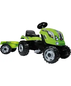 Smoby Traktor me rimorkio / gjelbërt", Ngjyra: Gjelbërt