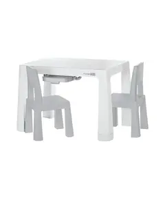 Freeon Tavoline dhe karrige plastike set NEO, GRAY, Ngjyra: Hiri