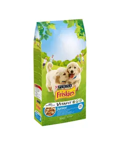 FRISKIES Junior Dog pulë dhe perime 2.4kg/P4"