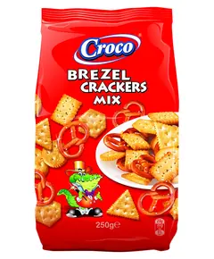 Crackers Mix&Brezel 250g/P12