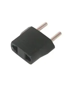 Konvertues E-GREEN Euro plug - USA socket black
