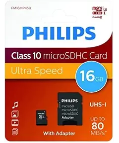 USB PHILIPS SDHC PH MICRO +ADAPTER 16GB CL