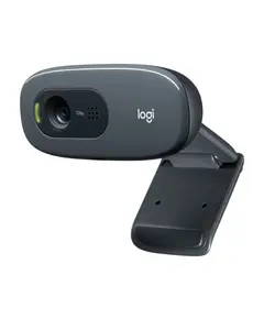 Kamerë Logitech C270 HD with noise-reducing mics for video calls, Black"