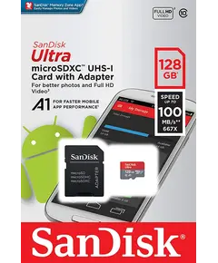 MicroUSB SANDISK 128GB SDXC MICRO SD 
