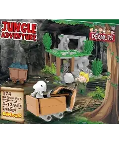 Lodër - Snoopy Jungle Adventure Building Blocks B(Abandoned Mine, 186 copë)"