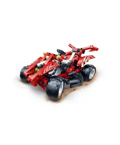 Lodër - Race Car Building Kit(Red, 250 copë)"