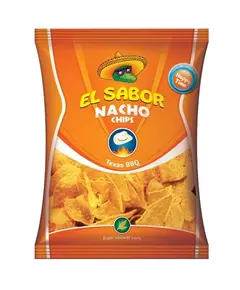 Nacho chips  barbeque, EL SABOR 100g/P16