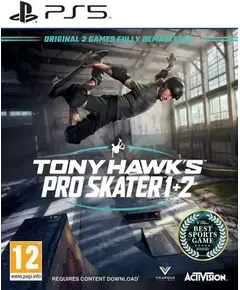 CD-Tony Hawk's Pro Skater 1 + 2 English Pack / Pegi (PS5)