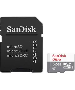 USB Card  SanDiskMicroSDHC Memory Card, 32GB, SD Adapter, Class 10