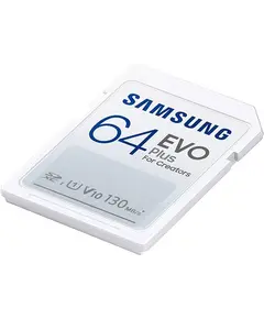 USB Card Samsung Evo Plus SDXC Memory Card, MB-SC64K/EU, 64GB, Class U1, V10