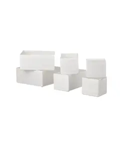 IKEA SKUBB Set kutia organizuese, 6 pjesë/bardhë, Ngjyra: Bardhë