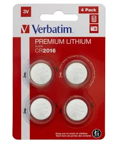 Bateria  VERBATIM PREMIUM ALKALINE CR2016 3 V,49531