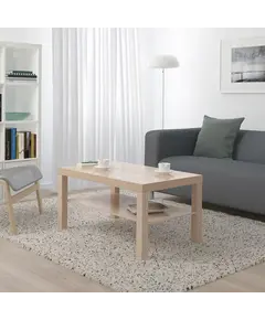 IKEA LACK Tavolinë 90x55 cm / bezhë, Ngjyra: Kafe
