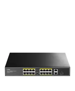 CUDY FS1018PS1 16-Port 10/100M PoE+ Switch with 1 Combo SFP Port