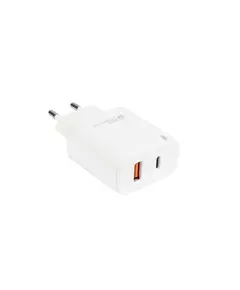 Adapter USB 20W 2Port USBA; USB C PD3.0 / White 