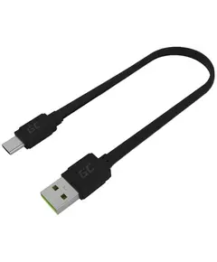Kabëll Green Cell USB A > USBC (ST  ST) 0,25m  / Black                                                                             "