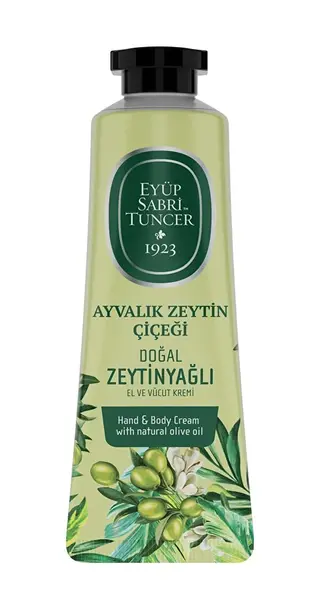 Krem për duar dhe trup me vaj ulliri 50ml - Ayvalik lule e ullirit /P96", Ngjyra: Gjelbërt hapur