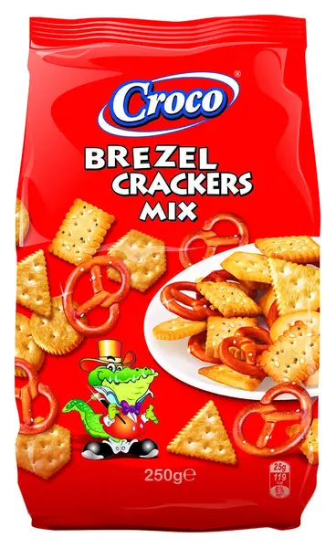 Crackers Mix&Brezel 250g/P12