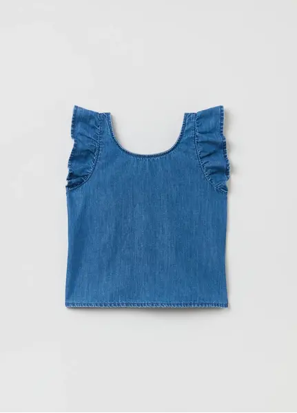 Bluze per vajza, Madhësia: 8-9 vjeç, Ngjyra: Kaltërt mbyllur