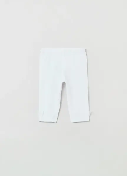Pantallona per bebe, Madhësia: 9-12 muaj, Ngjyra: Bardhë