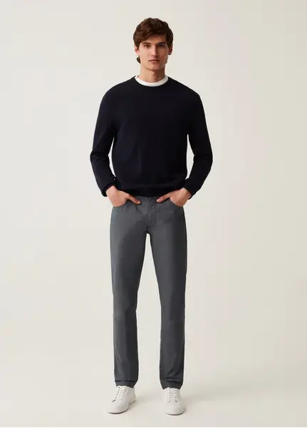 Pantallona per meshkuj, Madhësia: 46, Ngjyra: Kaltërt