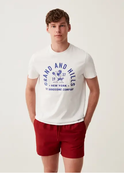Rroba plazhi per meshkuj, Madhësia: S, Ngjyra: Kuqe