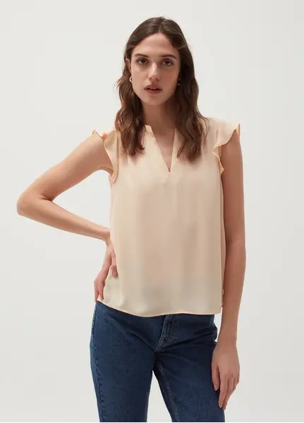 Bluze per femra, Madhësia: 40, Ngjyra: Bezhë