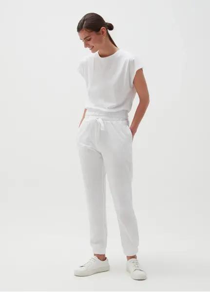 Pantallona per femra, Madhësia: L, Ngjyra: Bardhë