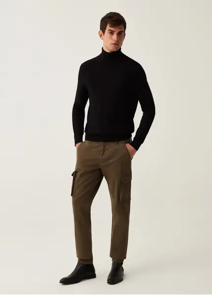 Pantallona per meshkuj, Madhësia: 40, Ngjyra: Gjelbërt mbyllur