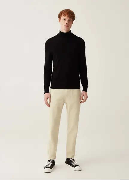 Pantallona per meshkuj, Madhësia: 42, Ngjyra: Bardhë