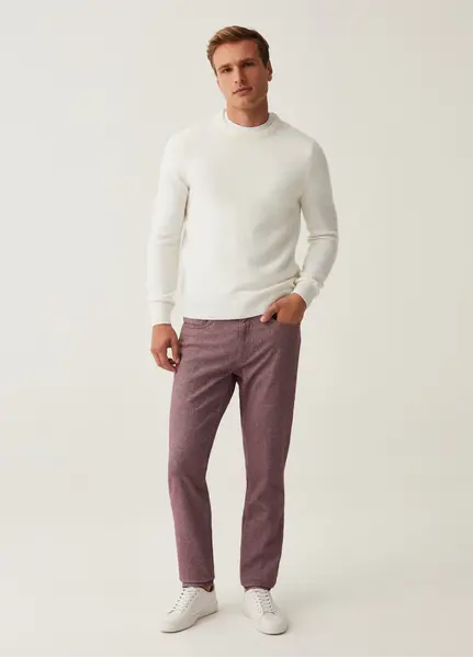 Pantallona per meshkuj, Madhësia: 44, Ngjyra: Vjollcë