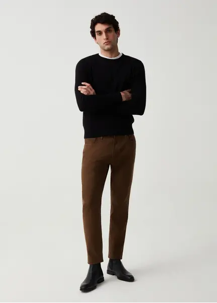 Pantallona per meshkuj, Madhësia: 38, Ngjyra: Kafe