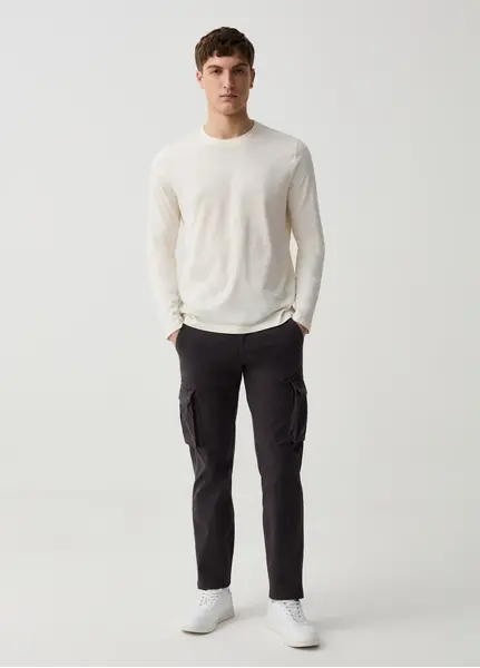 Pantallona per meshkuj, Madhësia: 38, Ngjyra: Zezë