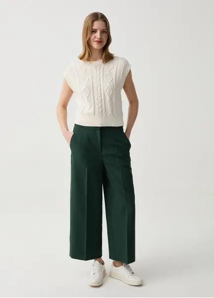 Pantollona per femra, Madhësia: XS, Ngjyra: Gjelbërt