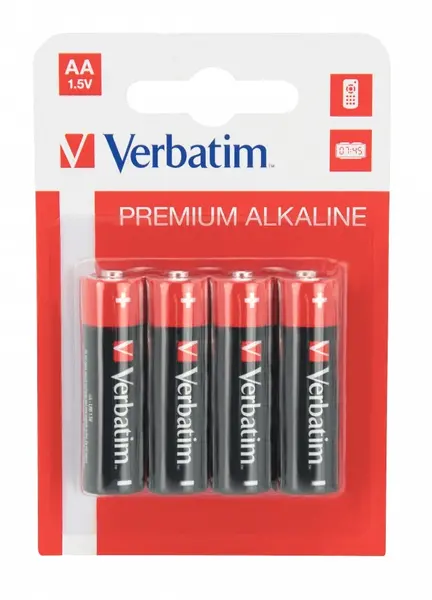 Bateria VERBATIM PREMIUM ALKALINE LR6, 1.5V ,AA  49921