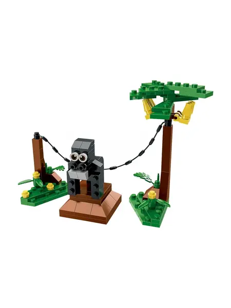 Lodër - Rainforest Animals Building Blocks(Chimpanzee, 102 copë)"