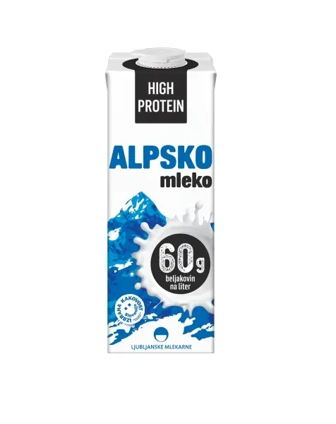 Alpsko qumësht Protein (60g) 1L 1/12"