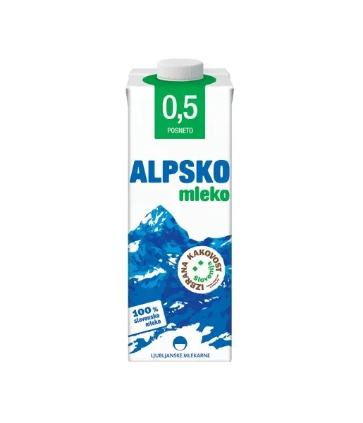 Alpsko qumësht  0.5% 1L 1/12"