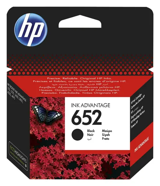 Ngjyrë printeri Ink HP F6V25AE No.652 Black