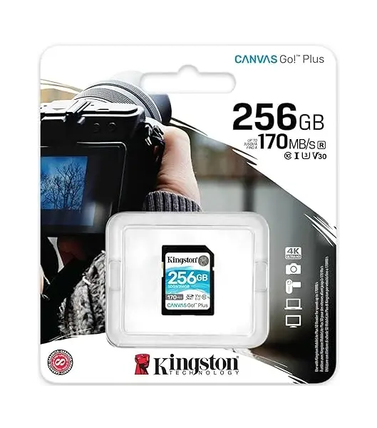 USB Card Memory Card Kingston Canvas GO Plus, 256GB, UHS-I 10