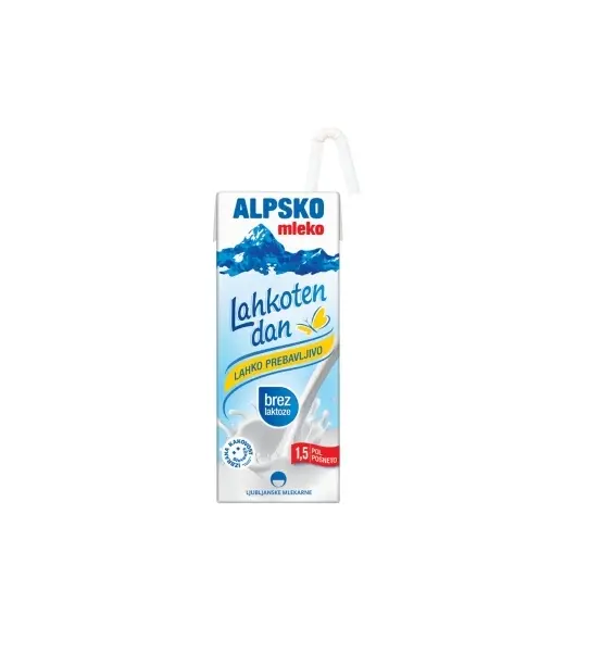 Alpsko qumësht pa laktoze 1.5% 200ml 1/24"