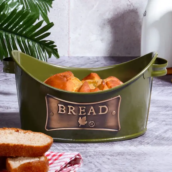 Kuti për ruajtje të bukës - gjelbërt / BYP-0065"