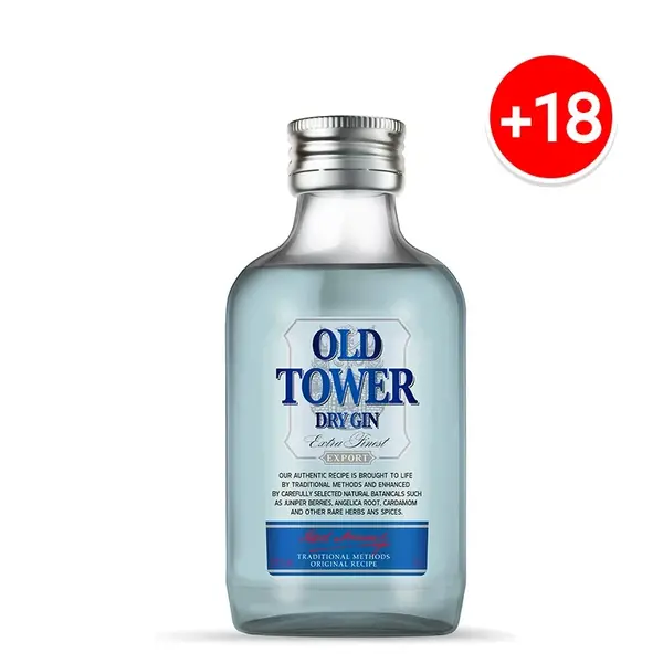 Old Tower Dry Gin 37,5% 0.1L  /P24
