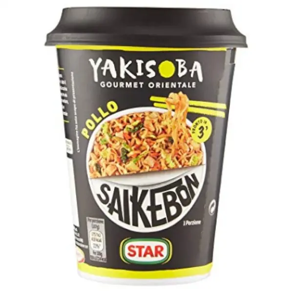 Supe e gatshme me mish pule, Yakisoba 93g/P8