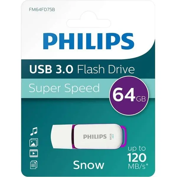 USB PHILIPS 64GB  SNOW EDITION 3.0