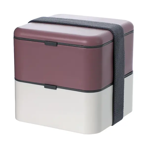 Kuti ushqimi Bento Box 1963ml (Vjollce & Pink), Ngjyra: Rozë