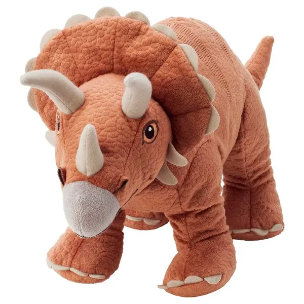IKEA JÄTTELIK Lodër e butë, dinosaur triceratops 46cm"