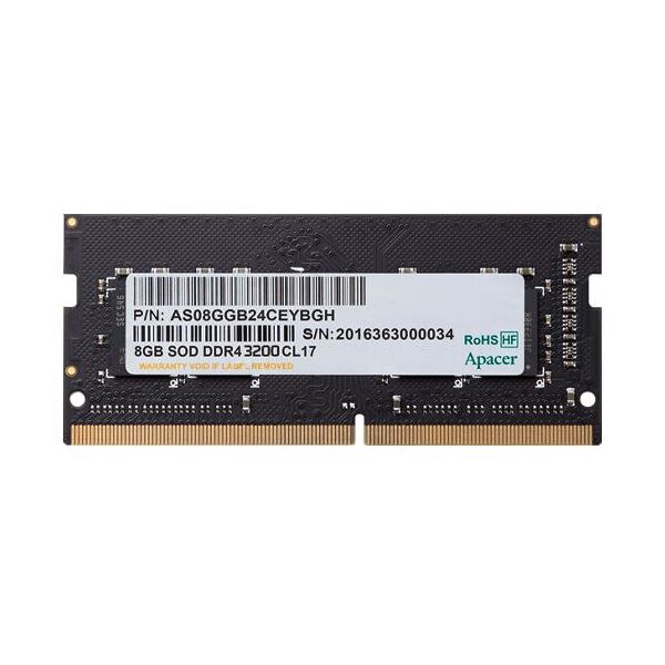 RAM PER LAPTOP APACER  8GB DDR4 3200MHz