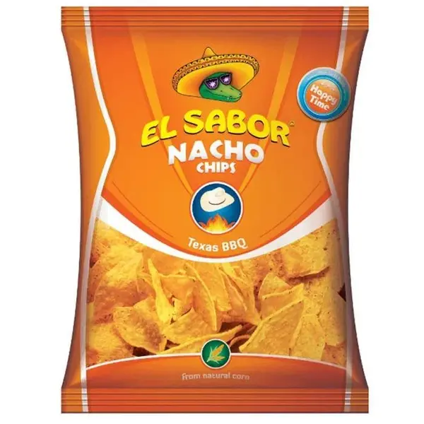 Nacho chips  barbeque, EL SABOR 100g/P16